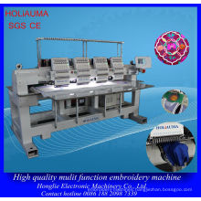 4 Head 15 Needle Cap Uniform Embroidery Machine / Factory High Quality Multi-Head Embroidery Machine
